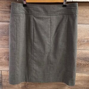 Nue Options Women’s Straight Pencil Skirt Side Zip Back Pockets Gray Size 10P